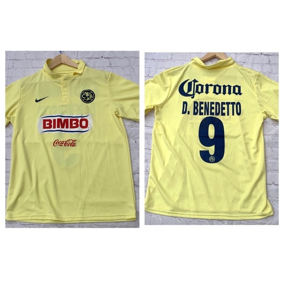 Nike Other - NIKE CLUB AMERICA D. BENEDETTO  2014 Home Soccer Football Jersey size Large